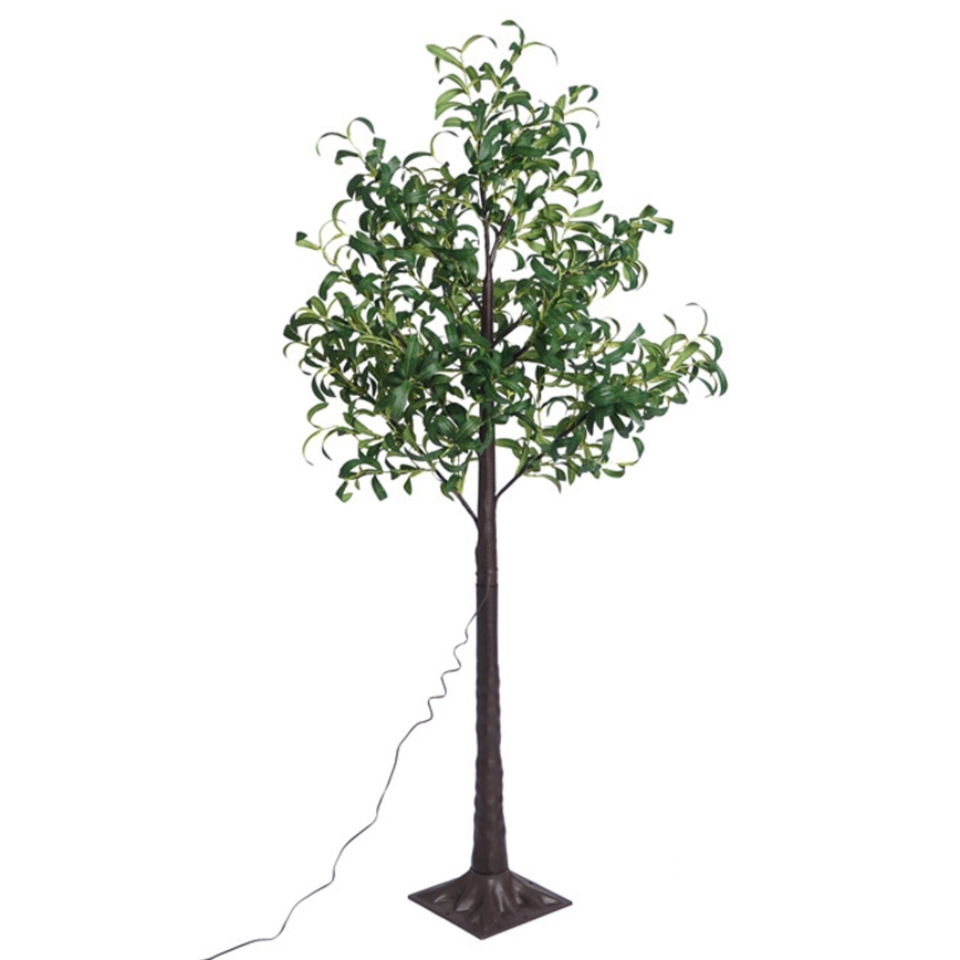 Aigostar - Décoration solaire 30xLED/2,6m IP65 blanc chaud olive
