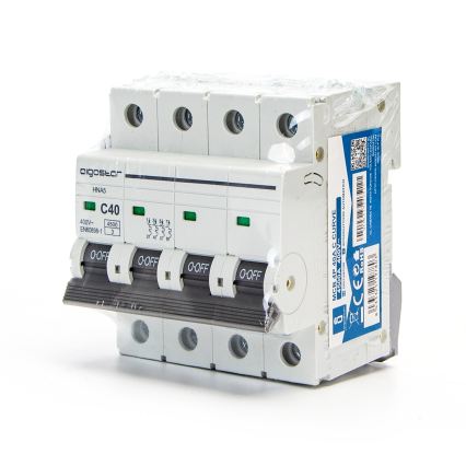 Aigostar - Disjoncteur 4 pôles 4P-40A-C 400V