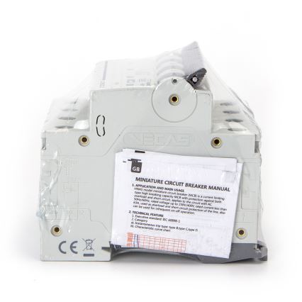 Aigostar - Disjoncteur 4 pôles 4P-40A-C 400V
