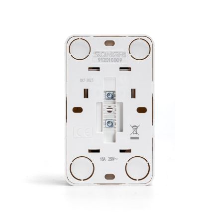 Aigostar - Double prise murale domestique SCHUKO 250 V blanche