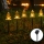 Aigostar - Éclairage de Noël solaire LED/0,054W/1,2V 1m IP65 blanc chaud