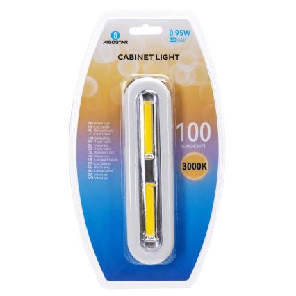 Aigostar - Éclairage LED pour armoire LED/3xAAA 3000K blanc