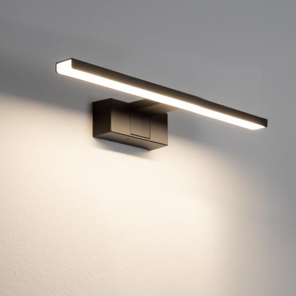 Aigostar - Éclairage LED pour miroir de salle de bains LED/8W/230V 4000K 40 cm IP44 noir