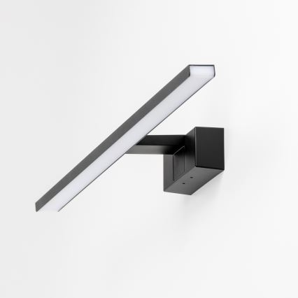 Aigostar - Éclairage LED pour miroir de salle de bains LED/8W/230V 4000K 40 cm IP44 noir