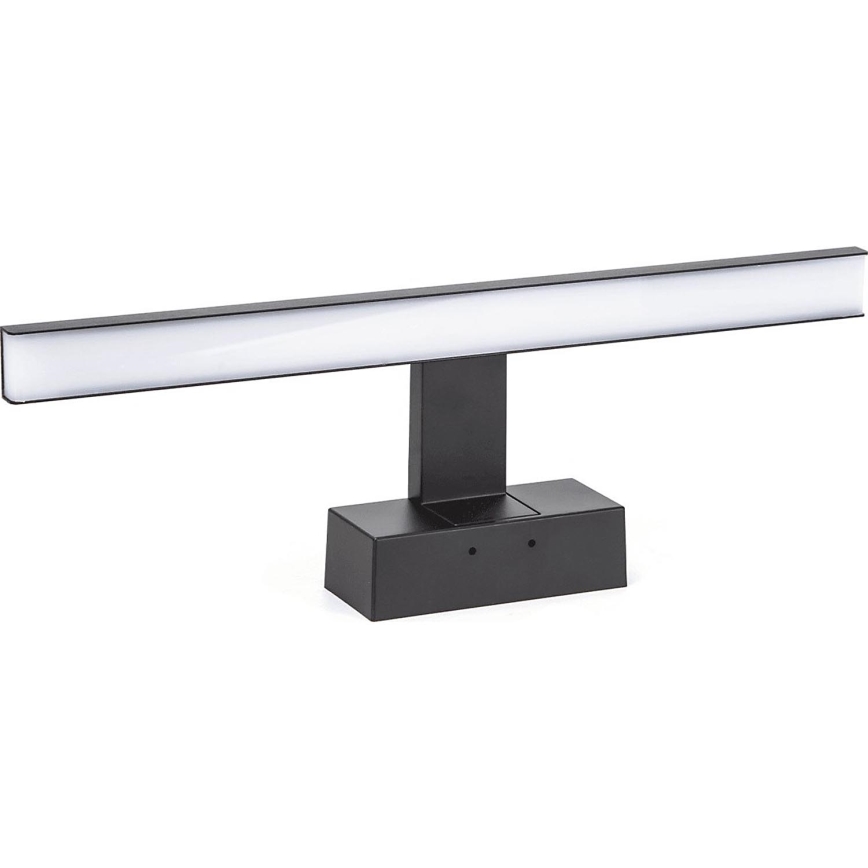Aigostar - Éclairage LED pour miroir de salle de bains LED/8W/230V 4000K 40 cm IP44 noir