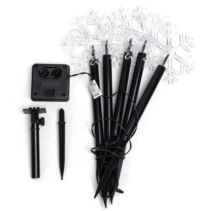 Aigostar - Éclairage solaire de Noël LED/0,054W/1,2V 1m IP65 blanc chaud