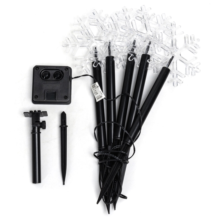 Aigostar - Éclairage solaire de Noël LED/0,054W/1,2V 1m IP65 blanc chaud