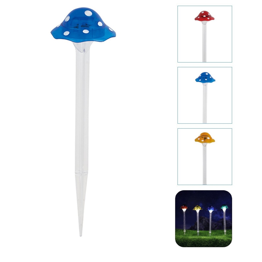 Aigostar - Éclairage solaire LED/0,006W/1,2V 100 mAh 2700K IP44 bleu