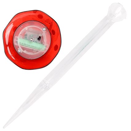 Aigostar - Éclairage solaire LED/0,006W/1,2V 100 mAh 2700K IP44 rouge