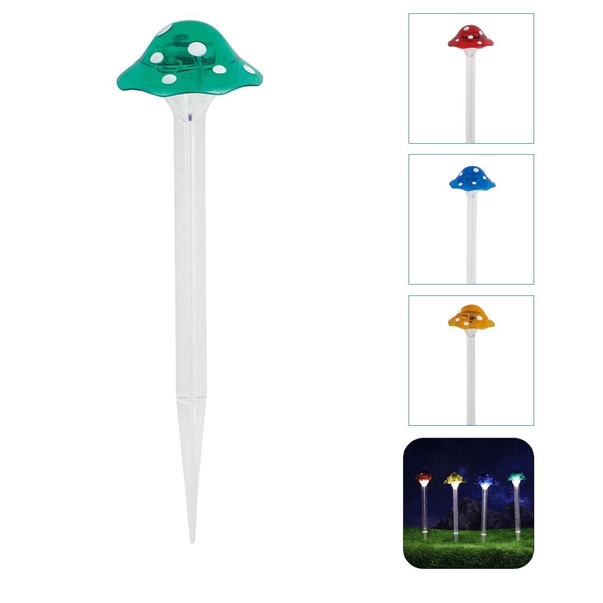 Aigostar - Éclairage solaire LED/0,006W/1,2V 100 mAh 2700K IP44 vert