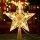 Aigostar - Étoile décorative LED de Noël, 10×LED / 3×AA, blanc chaud