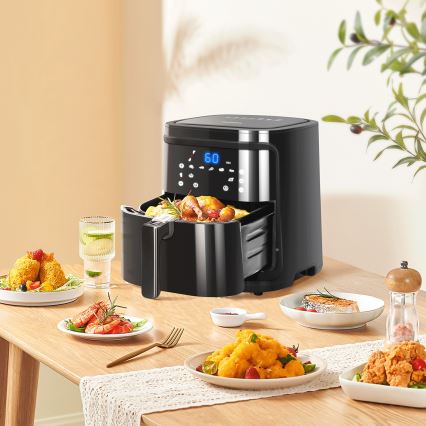 Aigostar - Friteuse à air chaud connectée 7l 1900W/230V/60min Wi-Fi