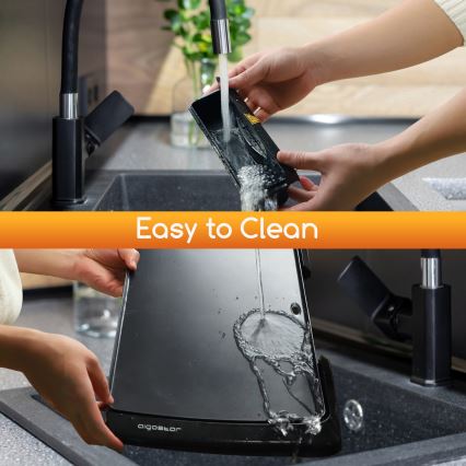 Aigostar - Gril électrique de table 2000W/230V noir