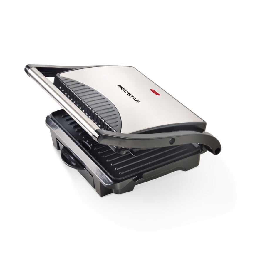 Aigostar - Grill de contact 1000W/230V noir/chrome mat