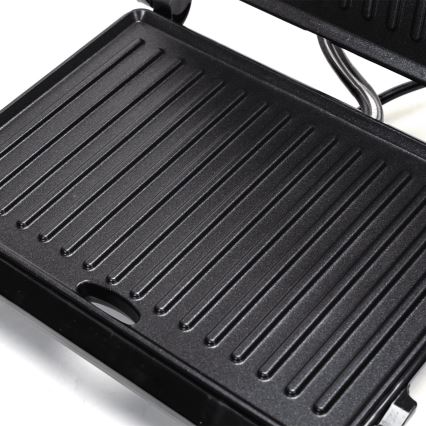 Aigostar - Grill de contact 1000W/230V noir/chrome mat