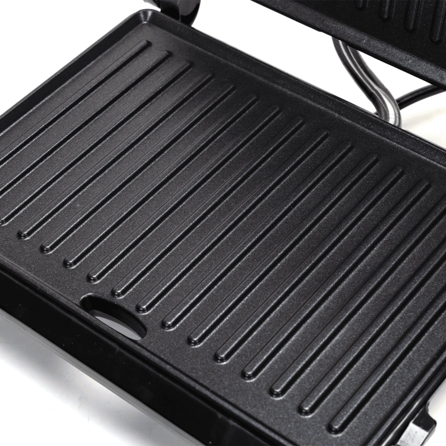 Aigostar - Grill de contact 1000W/230V noir/chrome mat