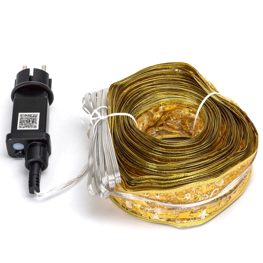 Aigostar - Guirlande lumineuse de Noël connectée LED RGBICW MESH 100 LED 10 m IP44 + télécommande