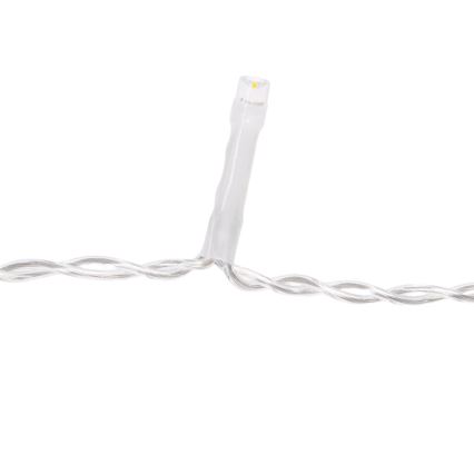 Aigostar - Guirlande de Noël extérieure 100 LED / 8 fonctions 8×0,4 m IP44 multicolore