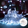 Aigostar - Guirlande de Noël extérieure 100xLED/8 fonctions 10,3m IP44 blanc froid
