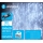 Aigostar - Guirlande de Noël extérieure 100xLED/8 fonctions 4x1m IP44 blanc froid