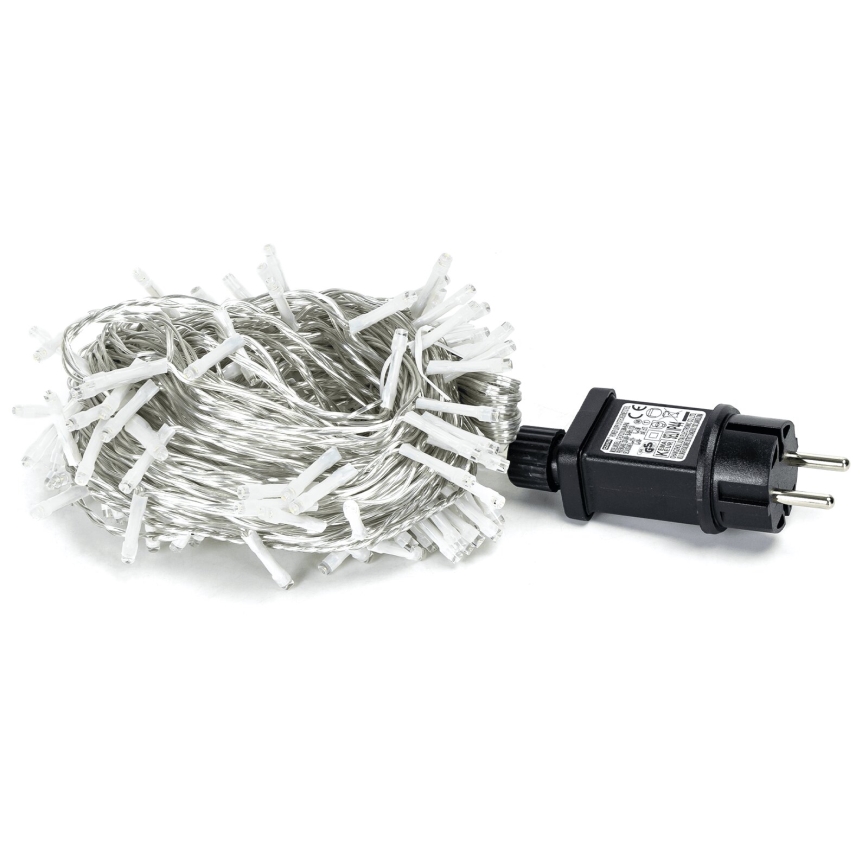 Aigostar - Guirlande de Noël extérieure 150xLED/8 fonctions 18m IP44 blanc froid