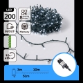 Aigostar - Guirlande de Noël extérieure 200xLED/8 fonctions 13m IP44 blanc froid