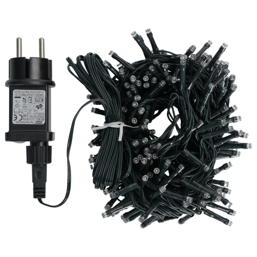 Aigostar - Guirlande de Noël extérieure 200xLED/8 fonctions 13m IP44 blanc froid
