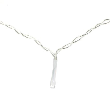 Aigostar - Guirlande de Noël extérieure 200xLED/8 fonctions 3xAA 5x2m IP44 blanc chaud