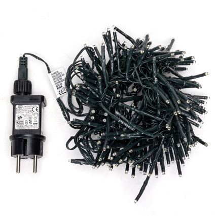 Aigostar - Guirlande de Noël extérieure 200xLED/8 fonctions 8m IP44 blanc froid