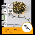 Aigostar - Guirlande de Noël extérieure 300xLED/8 fonctions 18m IP44 blanc chaud