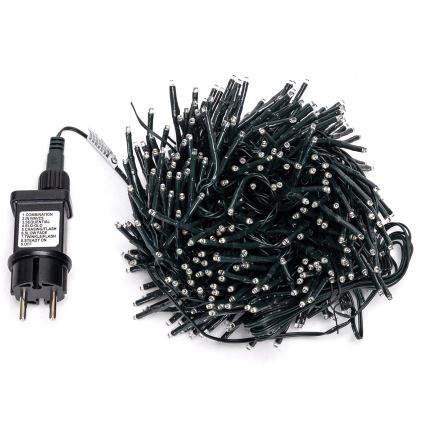 Aigostar - Guirlande de Noël extérieure 400xLED/8 fonctions 13m IP44 blanc froid