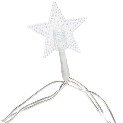 Aigostar - Guirlande de Noël extérieure 50xLED/8 fonctions 8m IP44 blanc chaud