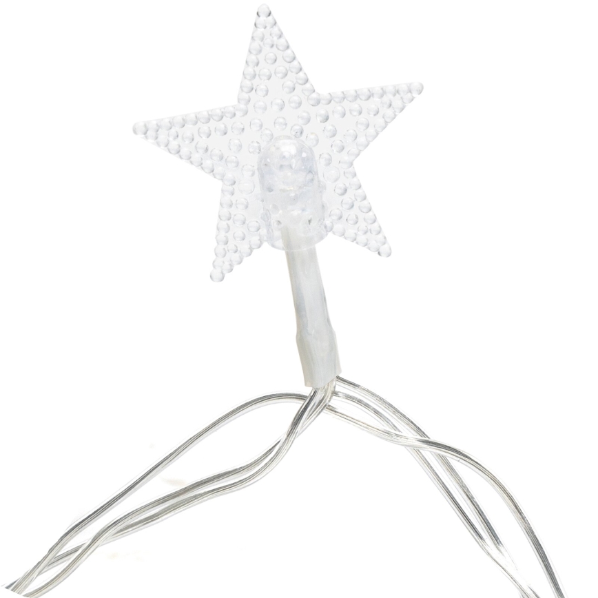 Aigostar - Guirlande de Noël extérieure 50xLED/8 fonctions 8m IP44 blanc chaud