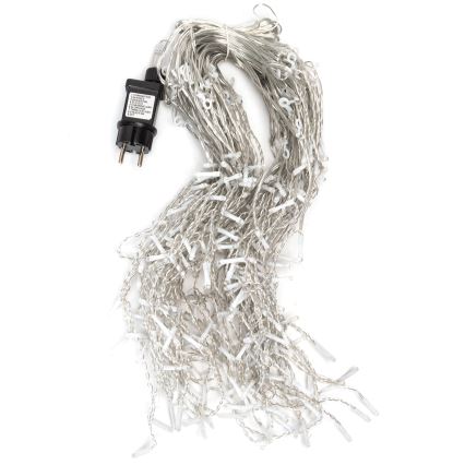 Aigostar - Guirlande de Noël LED d'extérieur 300xLED/8 fonctions 15x0,4 m IP44 blanc chaud