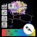Aigostar - Guirlande de Noël extérieure LED 600 LED / 8 fonctions, 30 m, IP44, multicolore
