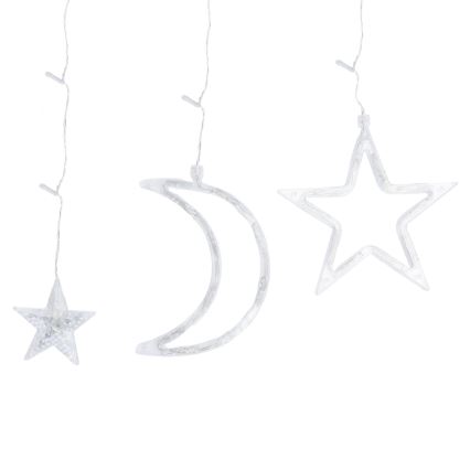 Aigostar - Guirlande de Noël extérieure LED RGBY 120 LED / 8 fonctions, 3 x 0,6 m, IP44, multicolore + télécommande