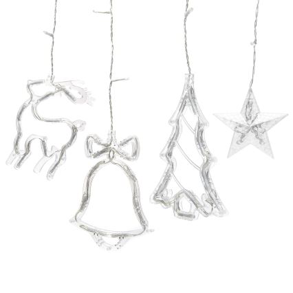 Aigostar - Guirlande d'extérieur LED RGBY 120xLED/8 fonctions 3x0,6m IP44 multicolore + télécommande