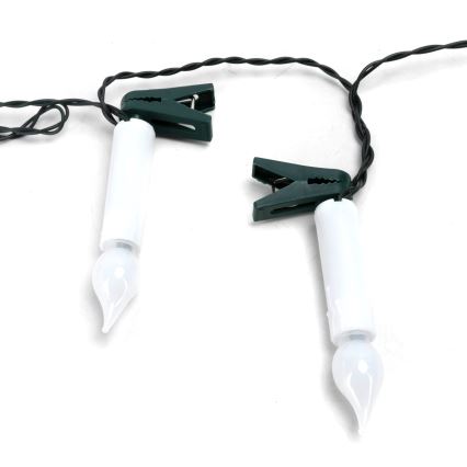 Aigostar - Guirlande de Noël LED 25 LED / 3x AA, 5 m, blanc chaud