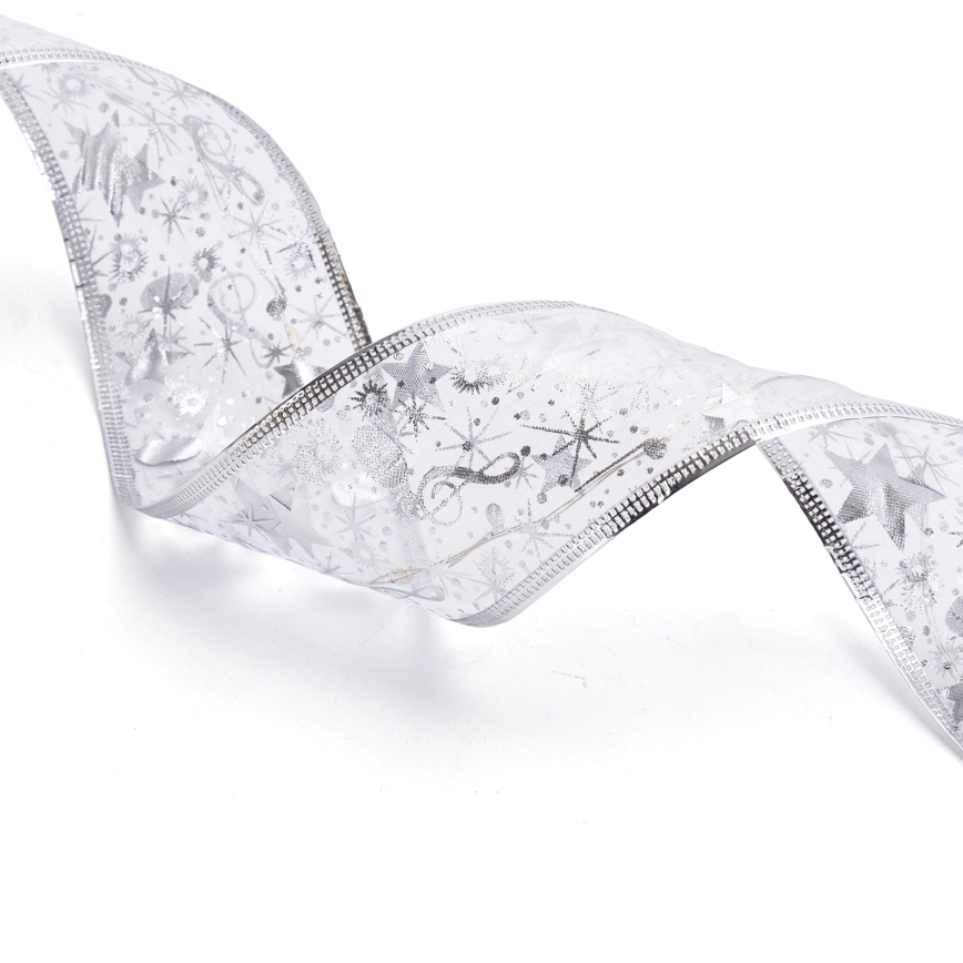 Aigostar - Guirlande lumineuse LED 50xLED/3xAA 5 m blanc chaud argentée