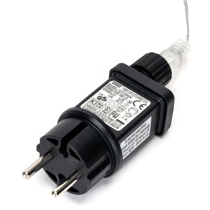 Aigostar - Guirlande de Noël LED d'extérieur 150 LED / 8 fonctions 18 m IP44 blanc chaud