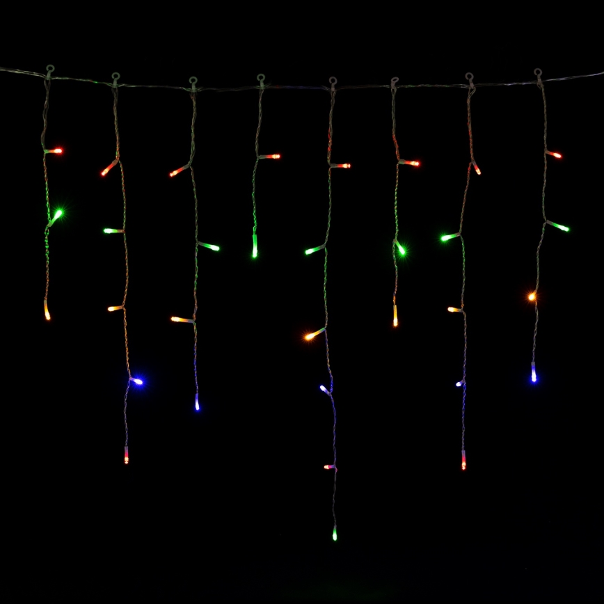 Aigostar - Guirlande de Noël LED extérieure 300xLED/8 fonctions 3xAA 18x0,6 m IP44 multicolore