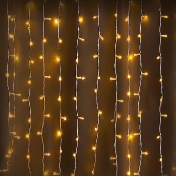 Aigostar - Guirlande de Noël LED d'extérieur 558 LED 3 x 1,8 m IP44 blanc chaud