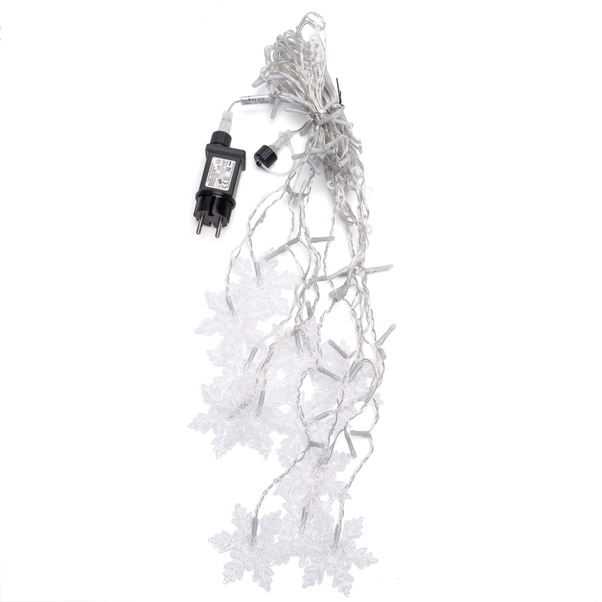 Aigostar - Guirlande lumineuse LED dimmable d'extérieur pour Noël, 60 LED / 8 fonctions, 6x0,7 m, IP44, multicolore + télécommande