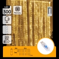 Aigostar - Guirlande de Noël LED dimmable 300xLED/8 fonctions USB 6x3m blanc chaud + télécommande