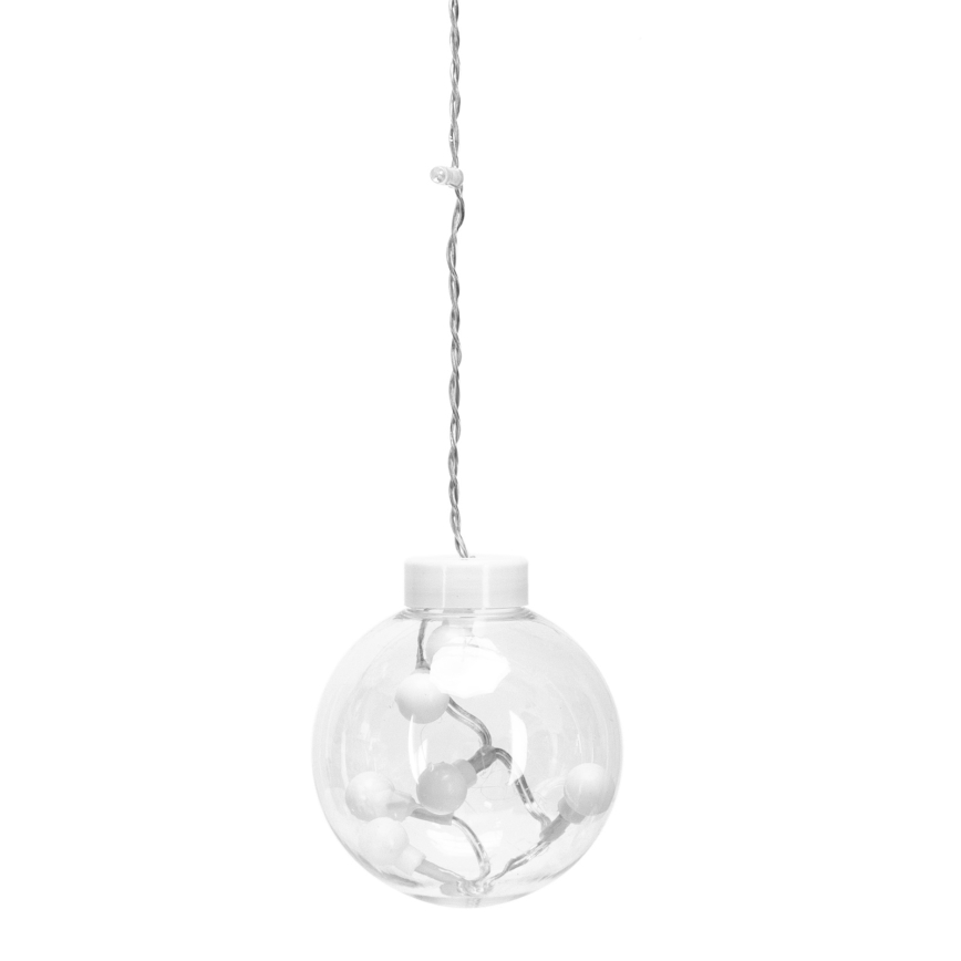 Aigostar - Guirlande LED d'extérieur 120 LED / 8 fonctions 3 x 0,6 m IP44 blanc chaud + télécommande