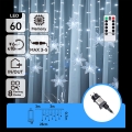 Aigostar - Guirlande de Noël LED extérieure 120xLED/8 fonctions 3x0,7m IP44 blanc froid + télécommande