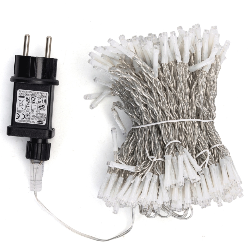 Aigostar - Guirlande LED extérieure 288xLED/8 fonctions 1,5x1,8m IP44 blanc froid