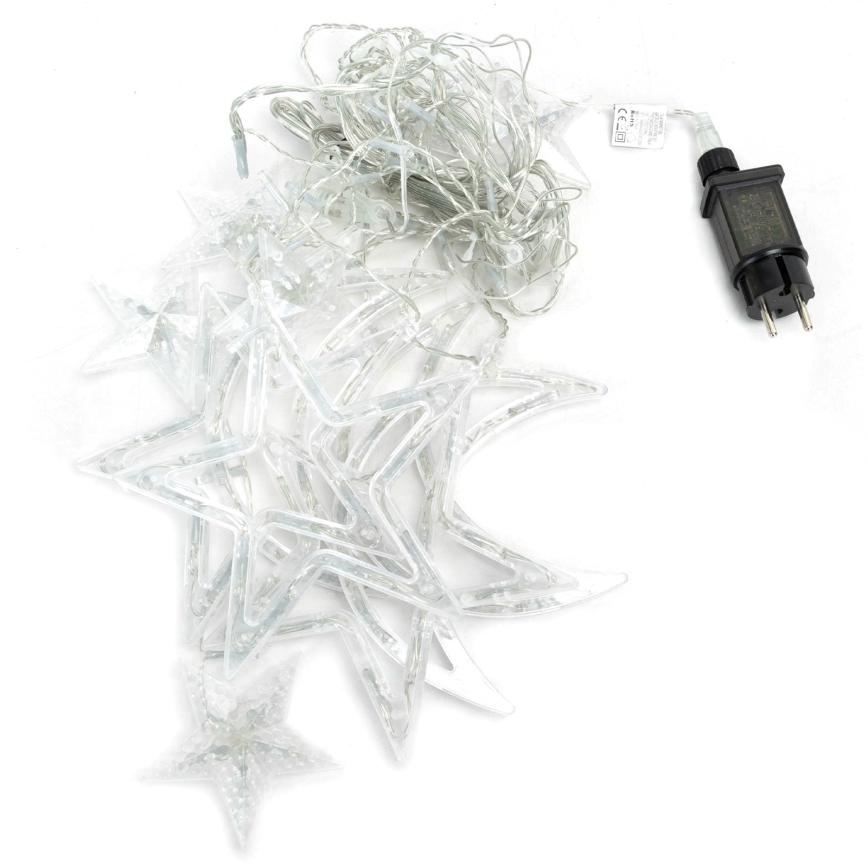 Aigostar - Guirlande de Noël LED d'extérieur 120xLED/6W/230V/8 fonctions 3x0,6m IP44 blanc froid + télécommande