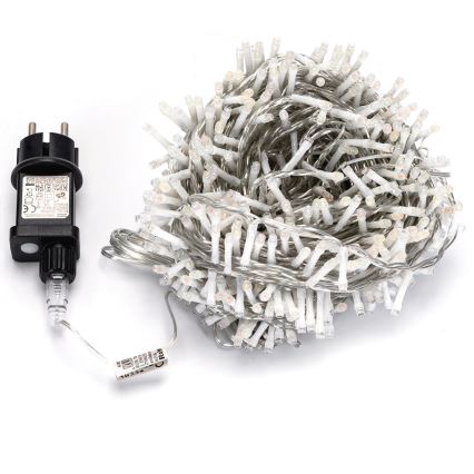 Aigostar - Guirlande de Noël extérieure LED 600 LED / 8 fonctions, 30 m, IP44, multicolore