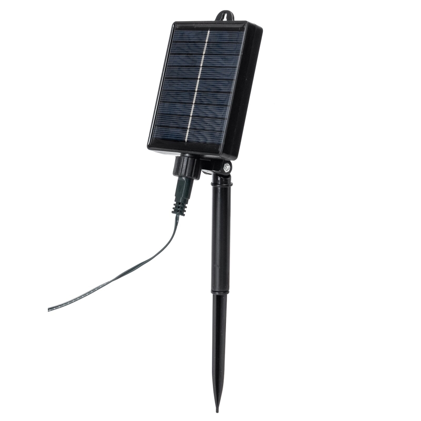 Aigostar - Guirlande de Noël solaire 20xLED/8 fonctions 11,5m IP65 blanc chaud